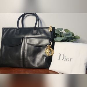 Authentic Vintage Dior Tote with COA & Dust Bag